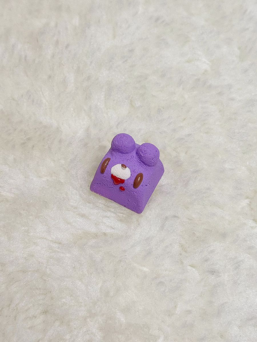 Purple Gloomy Bear Keycap product image (3)