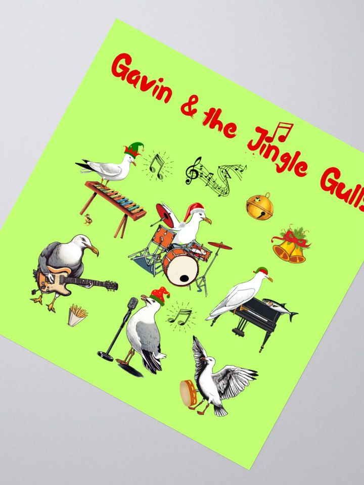 Gavin & the Jingle Gulls Sticker product image (4)
