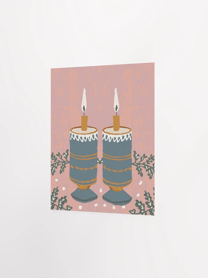 Shabbat Candles Print (Unframed) product image (4)