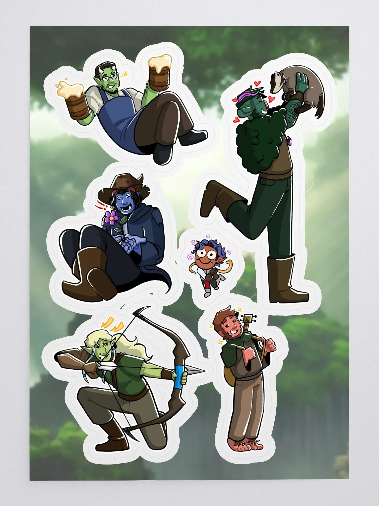 Infinights Character Stickers product image (3)