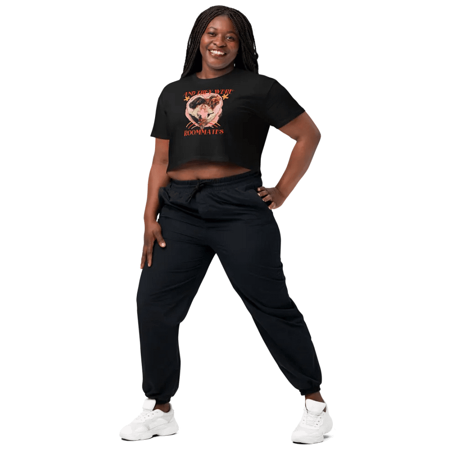 And They Were Roomies Crop Tee product image (9)