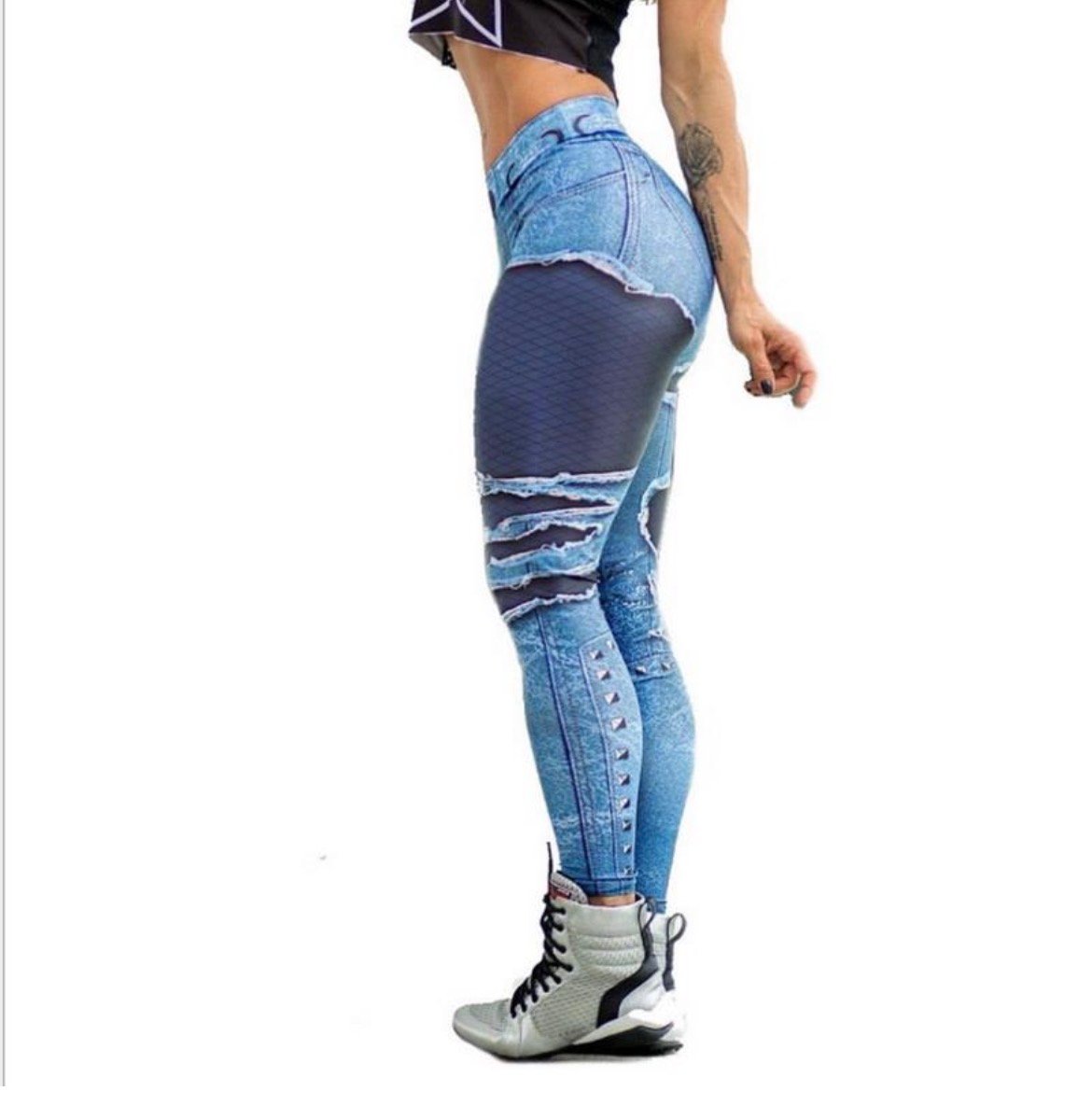 Jeans Print Legging product image (2)