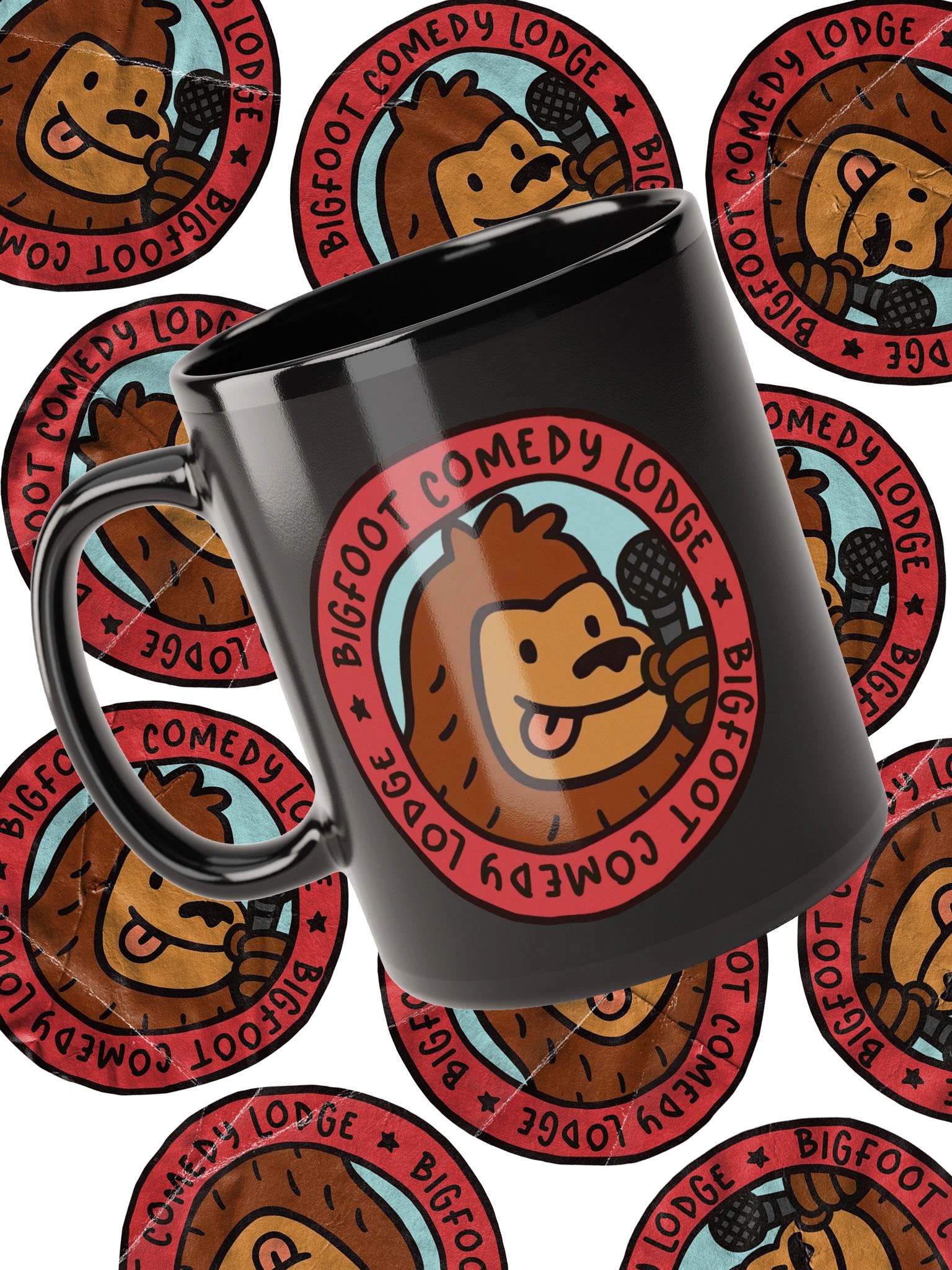 Bigfoot Comedy Lodge Mug product image (1)