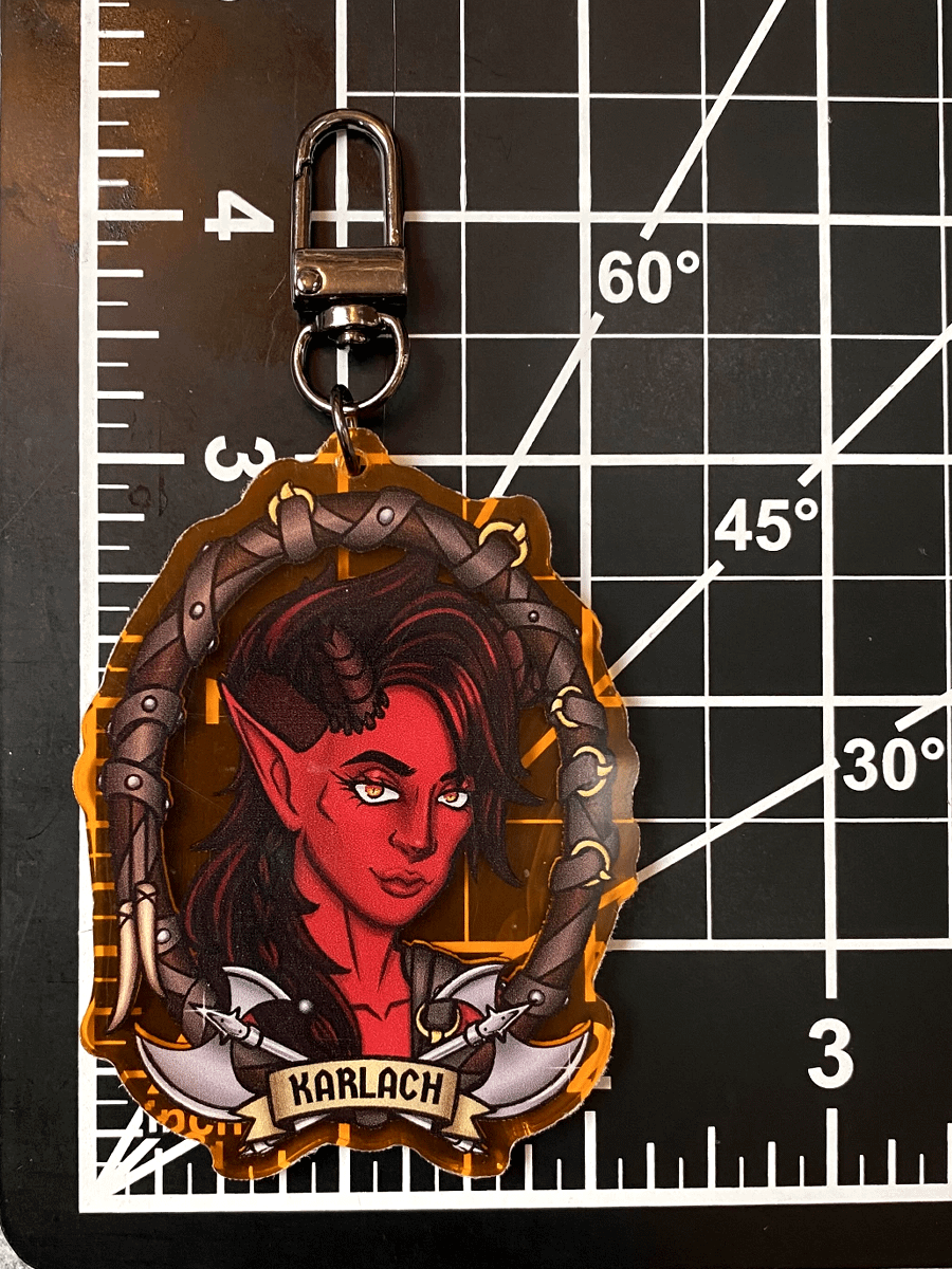 Karlach Acrylic Keychain product image (2)