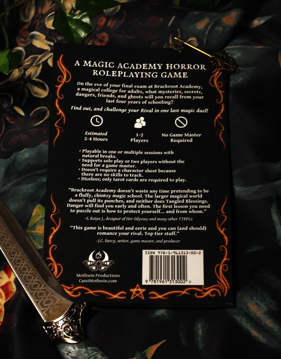 Tangled Blessings: A 1-2 Player Magical School Horror Tabletop RPG product image (4)