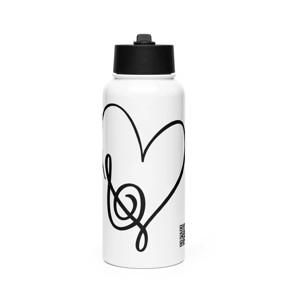 Musical Love water bottle product image (1)