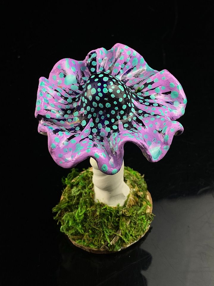 Purple and Teal Mushroom product image (2)