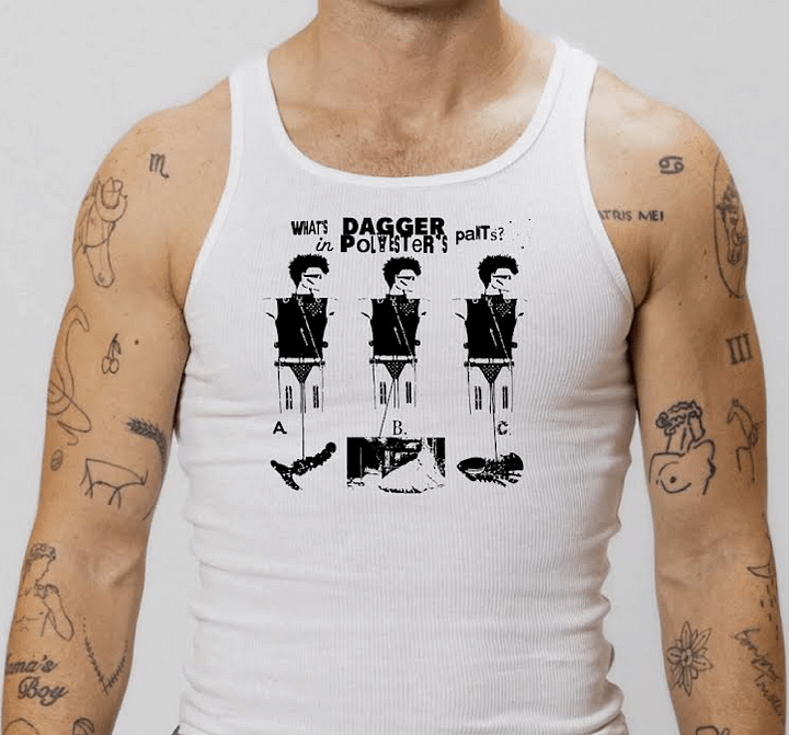 "What's in Dagger Polyester's Pants" Rib Tank product image (1)