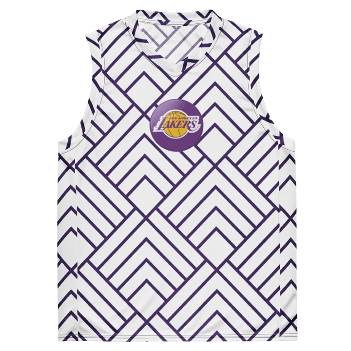 LA Lakers All-Over Print Basketball Jersey product image (2)