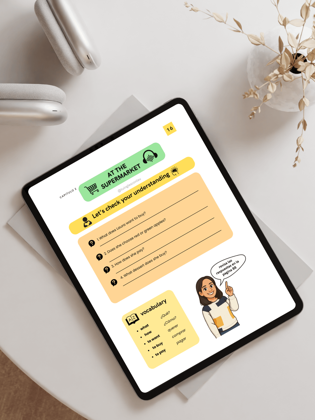 LIBRO DIGITAL | Escucha, lee y habla inglés con Tu Inglés con Lau – ¡Ideal para principiantes! product image (4)
