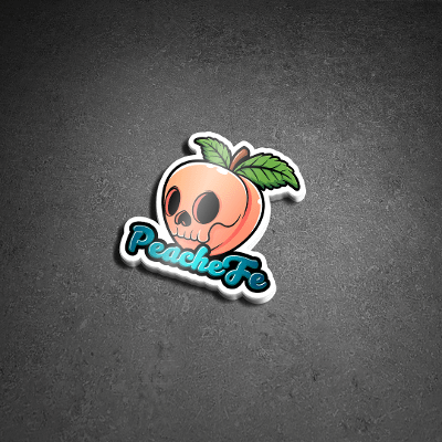 Peaches Cheeks Sticker (2pack) product image (4)