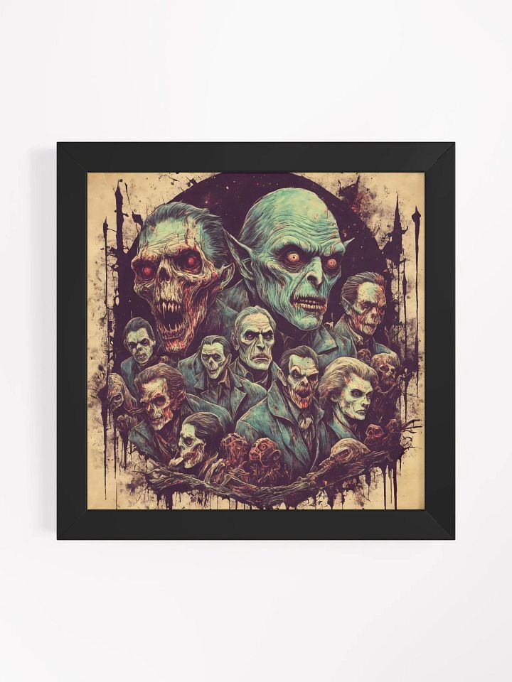 The Monsters in the Night Framed Poster product image (1)