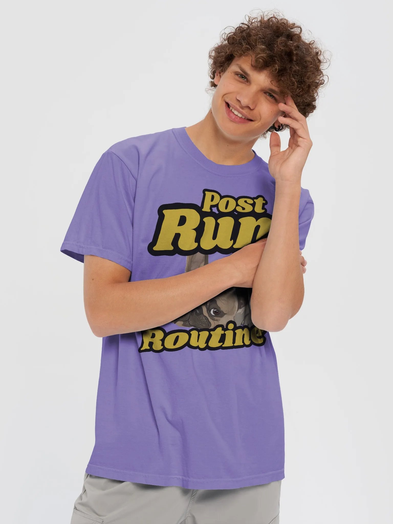 Post Run Routine French Bulldog T-Shirt product image (40)