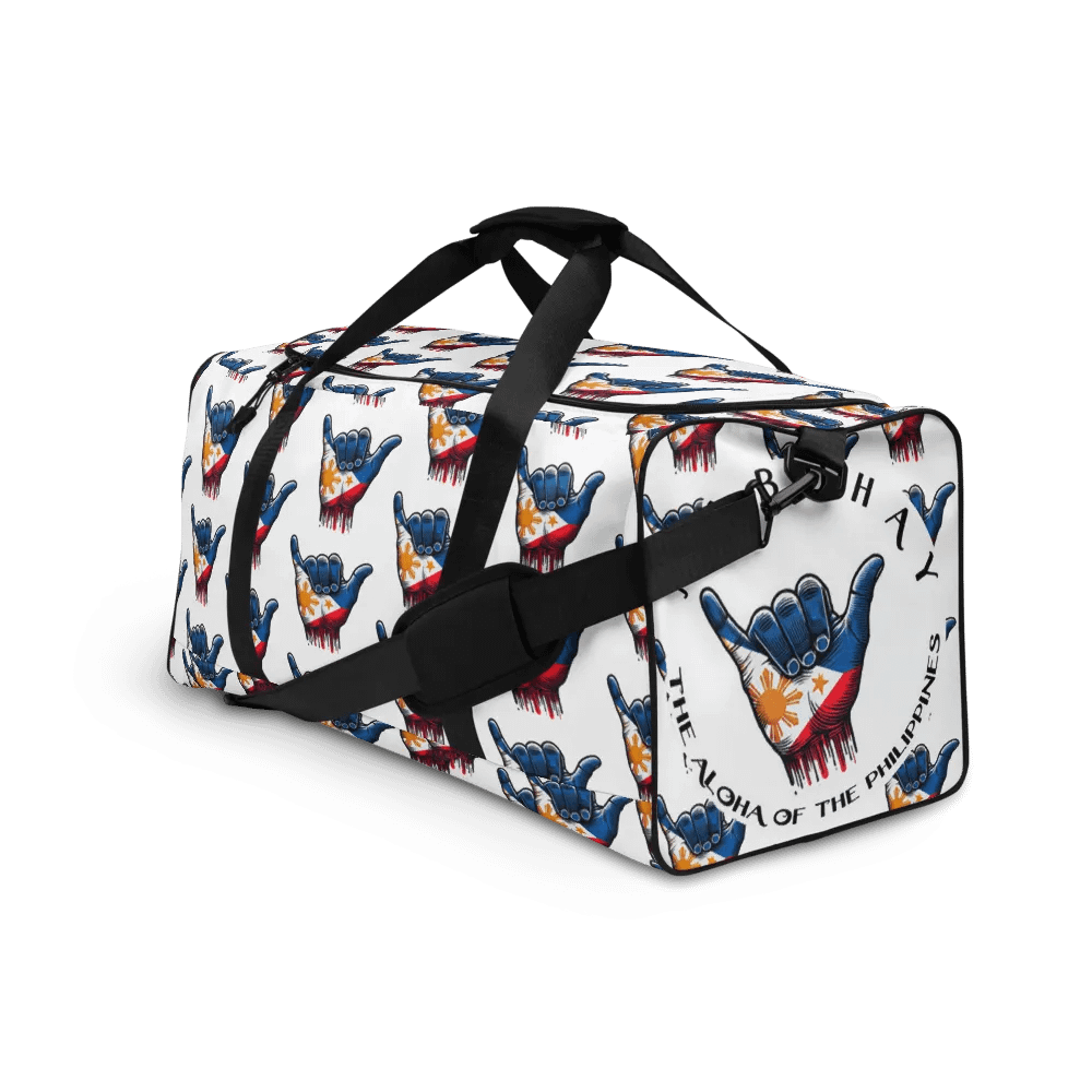 Mabuhay The Aloha of the Philippines Duffle Bag - Shaka Hang Loose Vibes for Your Adventures product image (10)