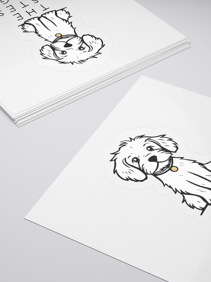 The Bestest Dog Logo Sticker product image (4)