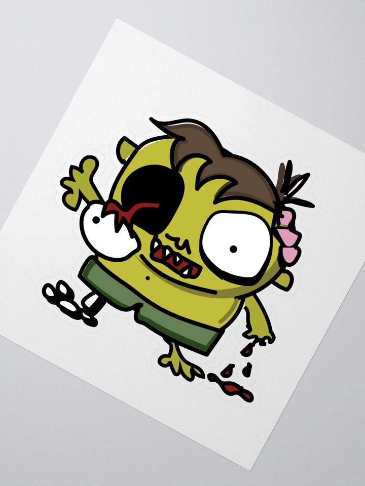 The Walking Ted Zombie Sticker product image (4)