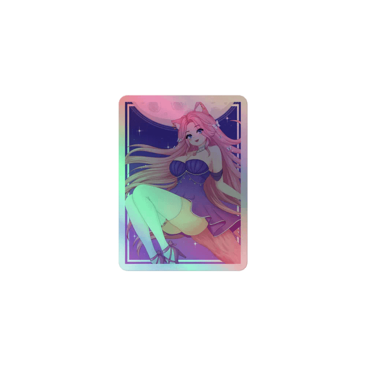 Moonlit Waifu Holographic Sticker Set (Color) product image (1)