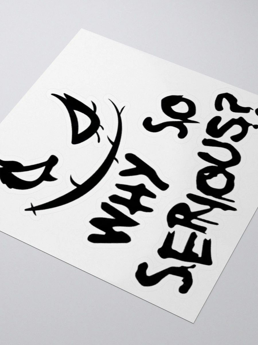 Sticker Why So Serious? product image (3)