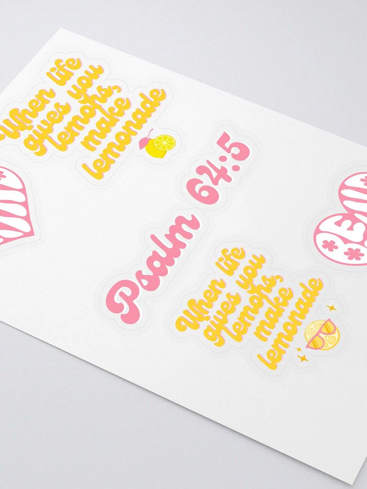 Kindness & Lemonade Stickers product image (2)