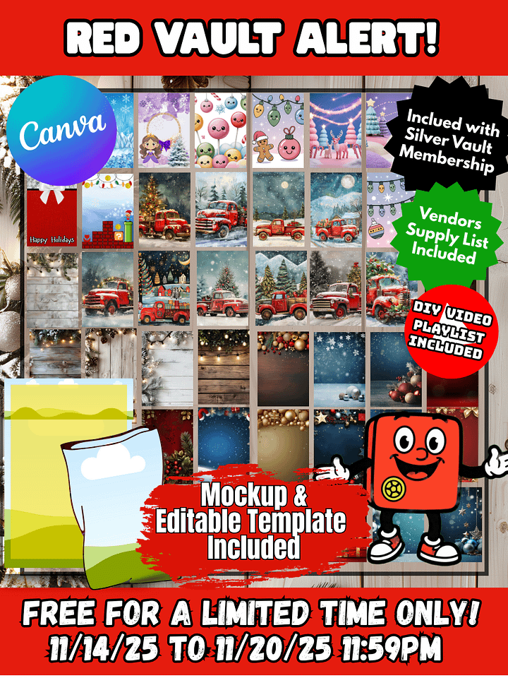 (50) 22 x 34 Inch Sublimation Holiday Santa Sack Templates product image (1)