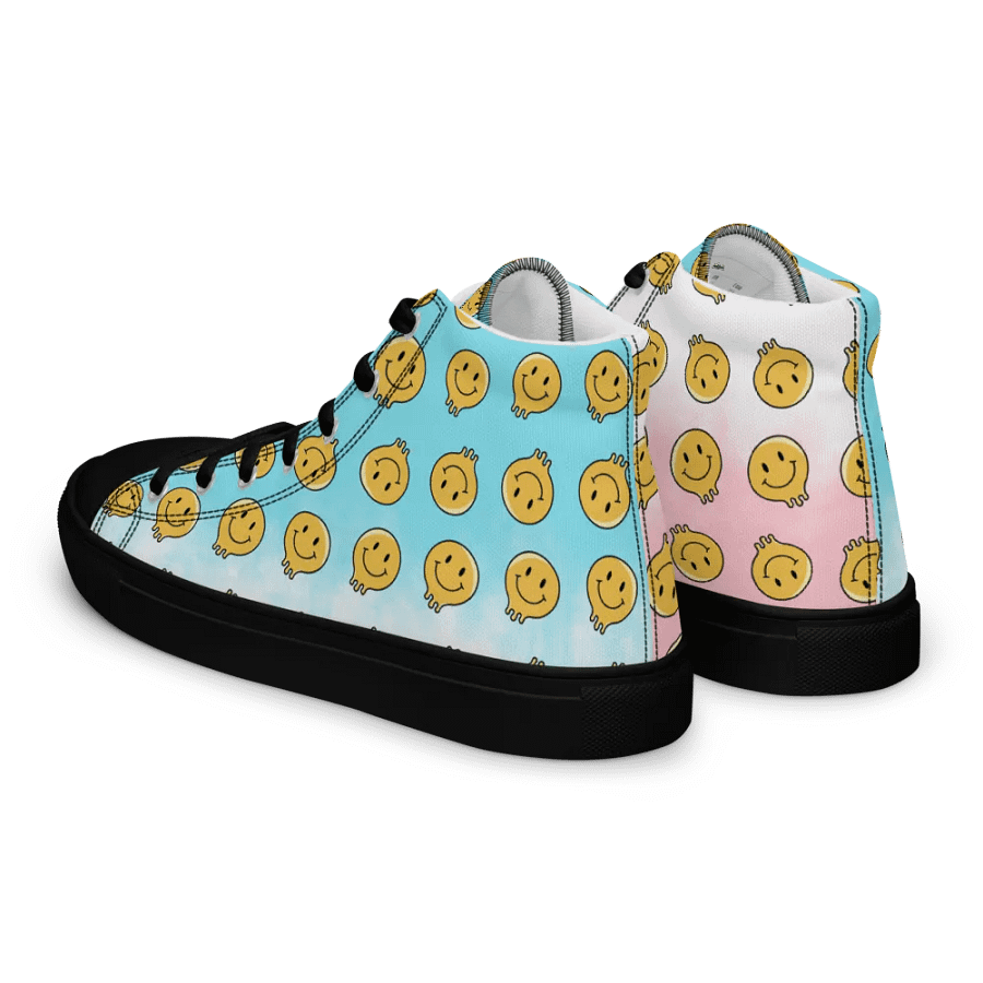Make me smile - Women's High Top Canvas Shoes product image (5)