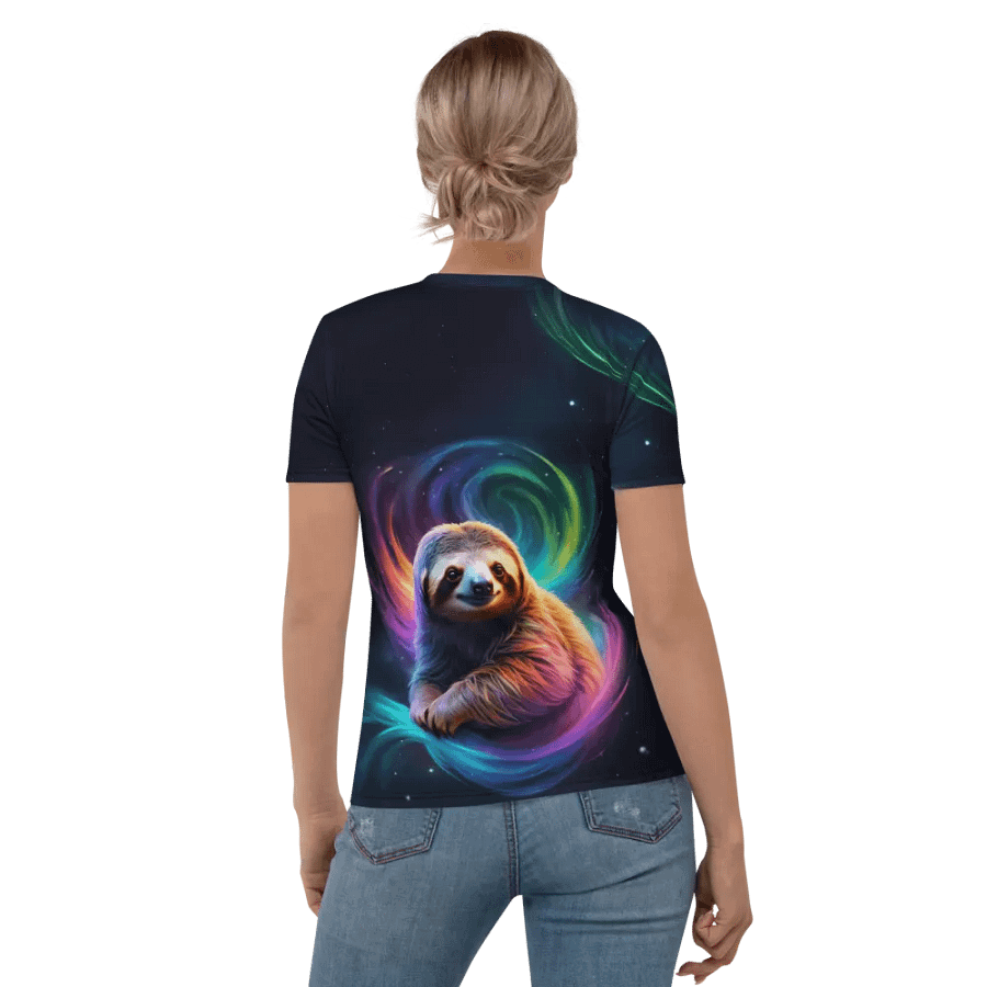 Serial Chiller Sloth All Over Print T-shirt product image (6)