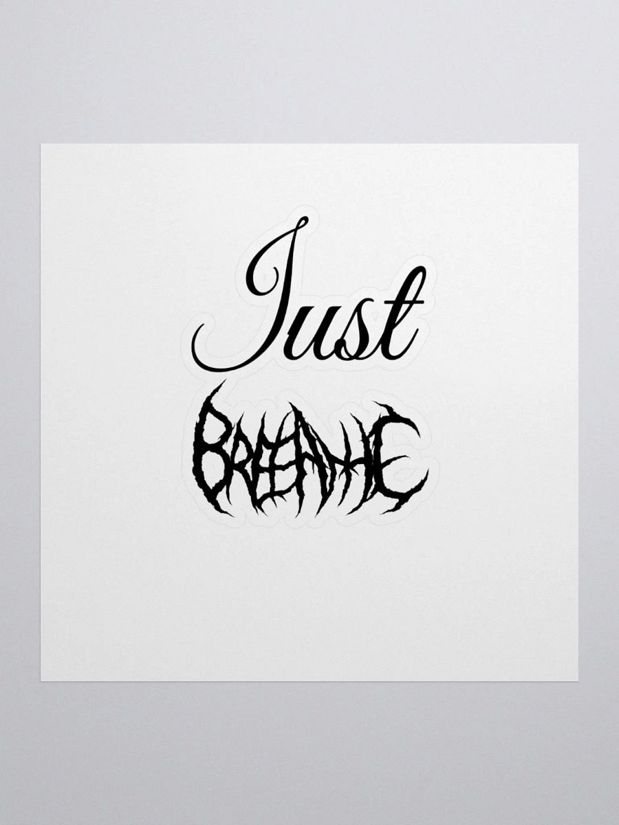 Just Breeathe Sticker product image (1)