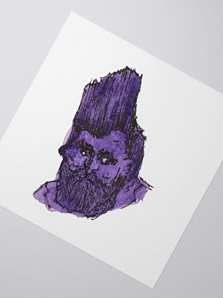 Watercolour Blobs Sticker- Dioxazine Purple product image (2)