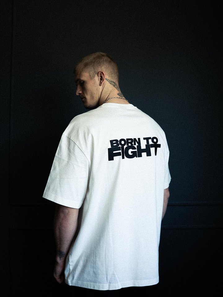 Born to Fight Signature Tee (White) product image (2)