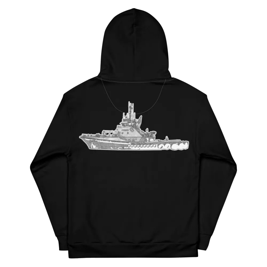 Black Foss tug Sketch Hoodie product image (12)