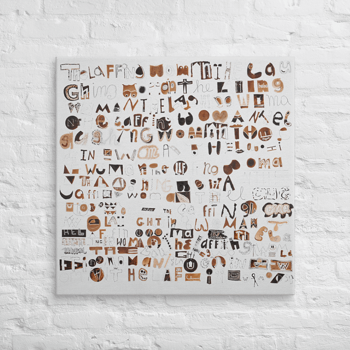 The Laughing Woman on Canvas (32" x 32") product image (2)