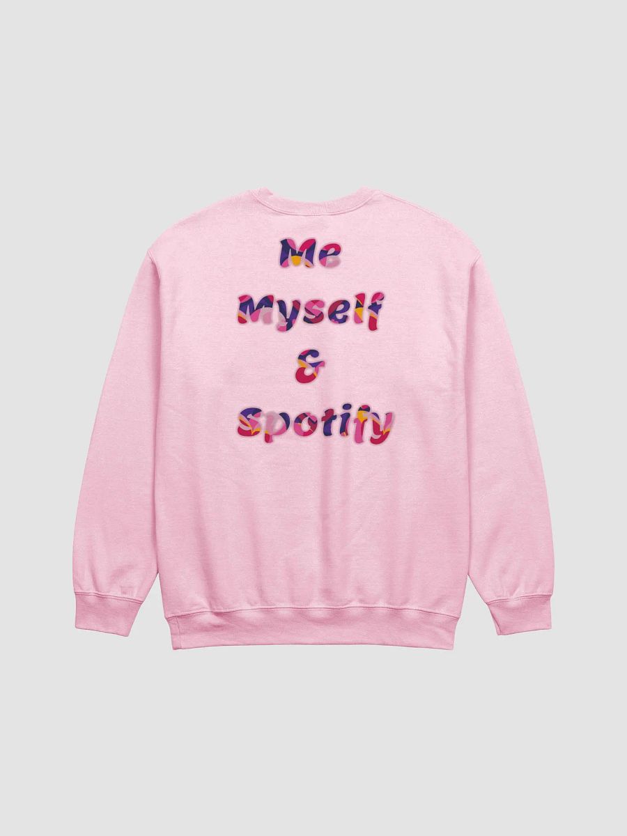 Me, Myself & Spotify Midnight Black Classic Crewneck Sweatshirt product image (5)