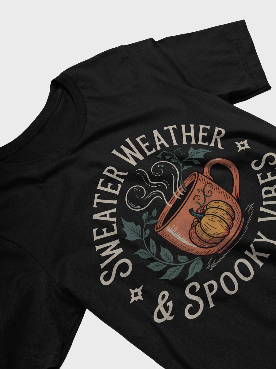 Sweater Weather and Spooky Vibes T-Shirt product image (3)
