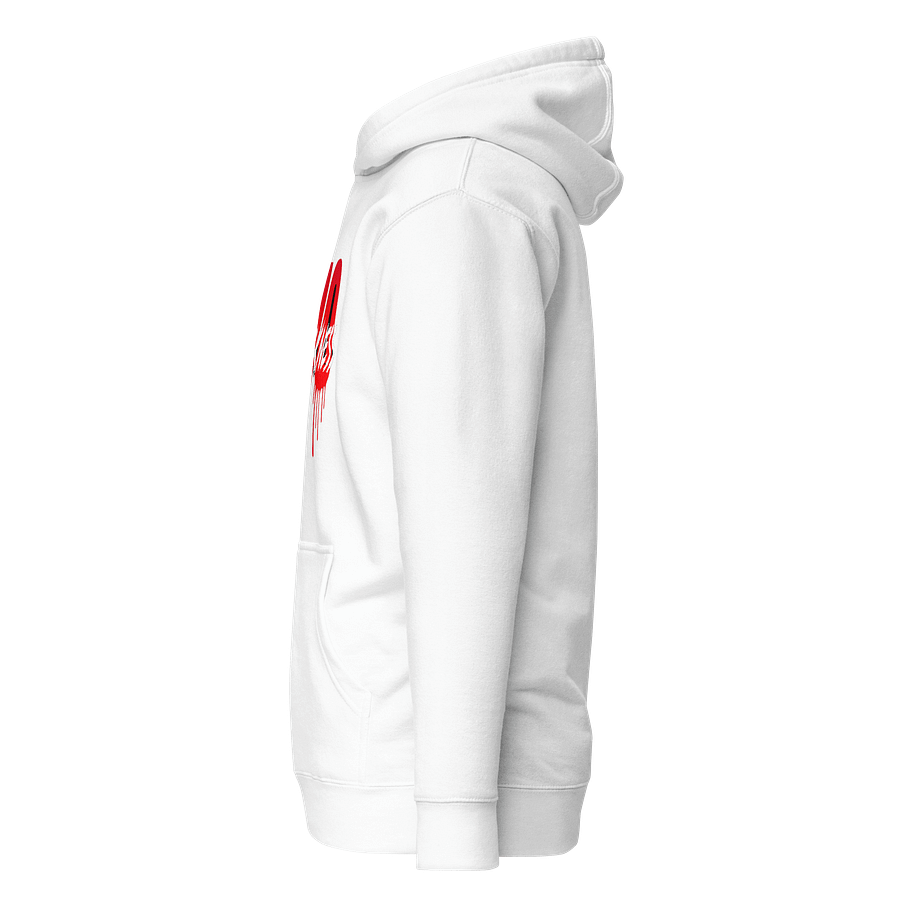 Intense Red Drip 'NO WEAKNESS' Hoodie product image (102)