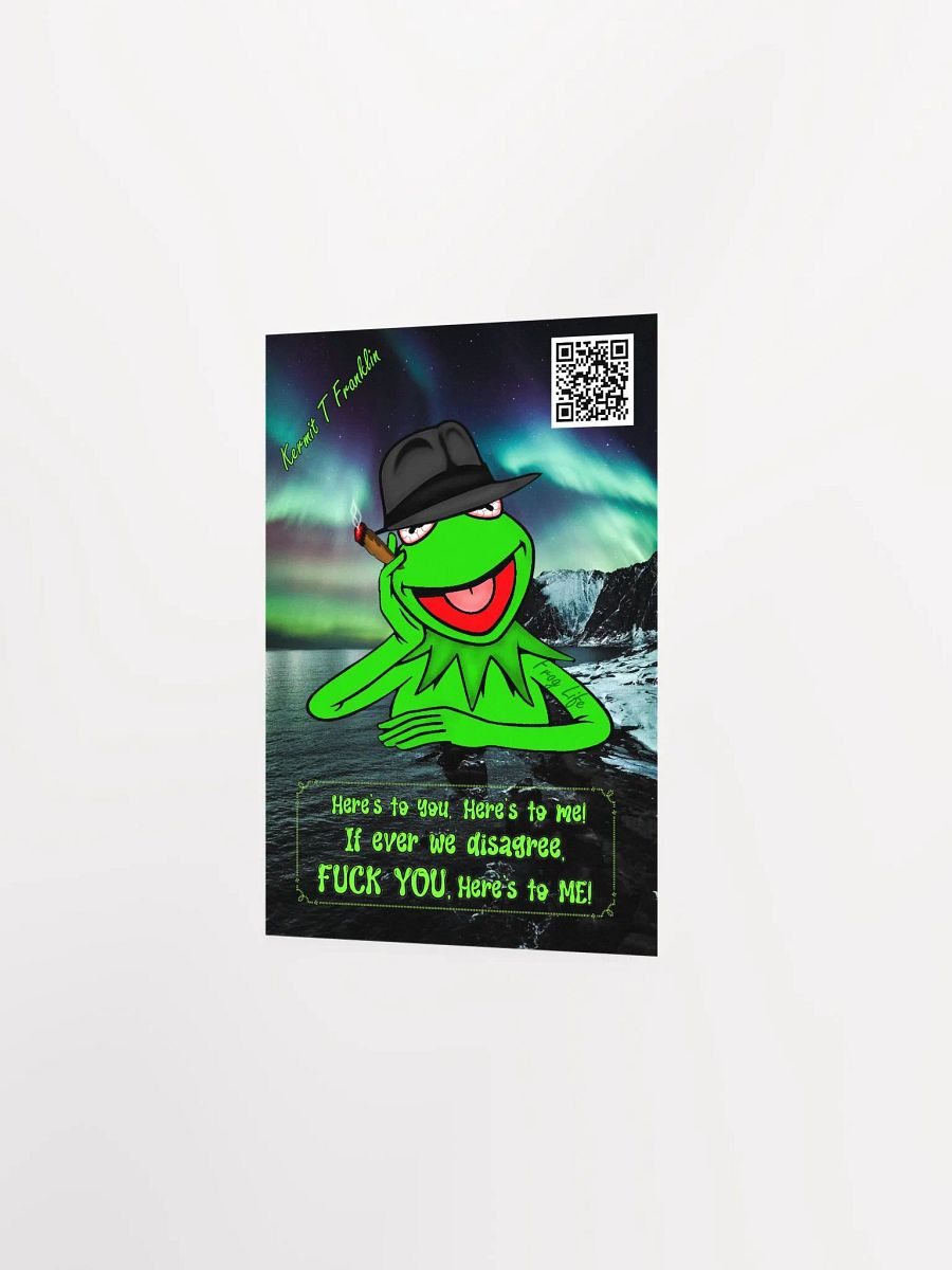 Gangster Kermit's Northern Lights Poster product image (12)