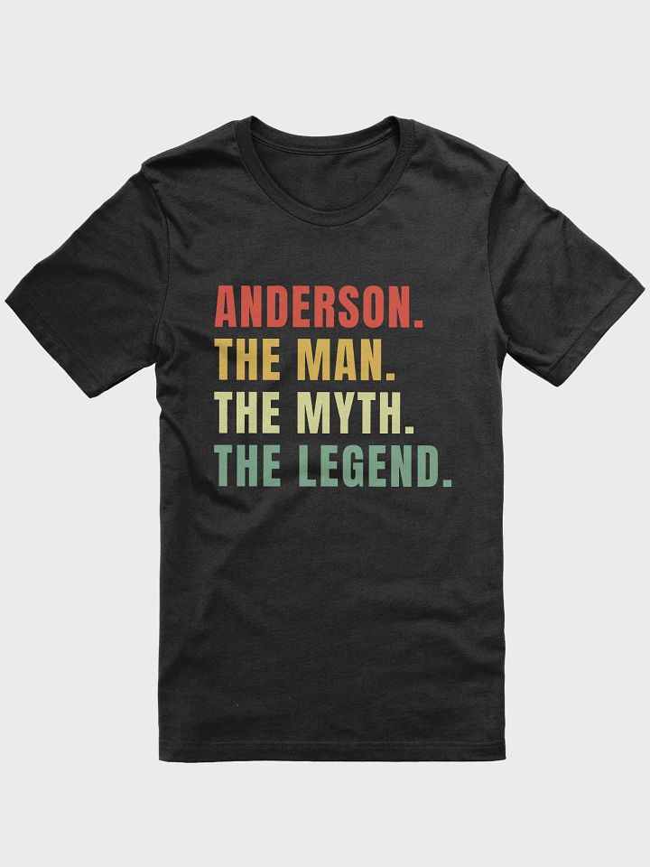 Anderson Man, Myth, Legend - Unisex T-shirt Bella Canvas 3001 product image (2)
