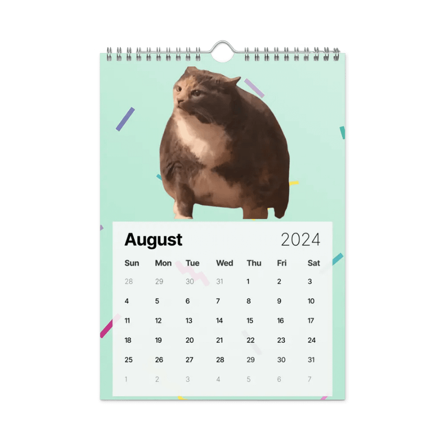 Wall Calendar (2024): Meme Cats product image (4)