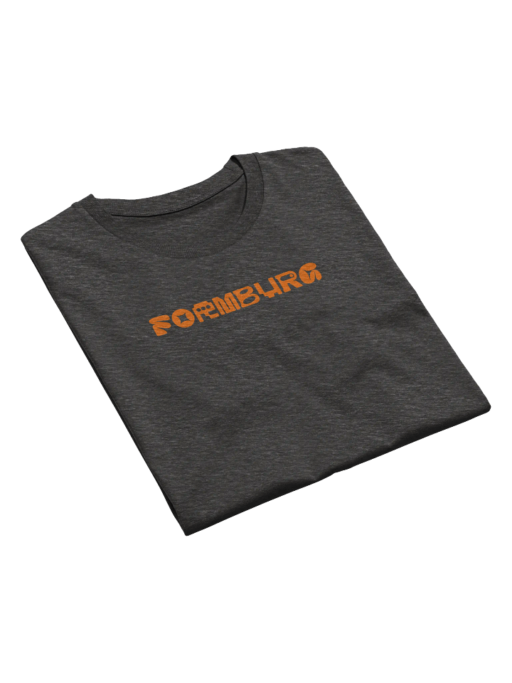 T-Shirt dunkel – "Formburg" Schriftzug – Druck Akzentfarbe product image (2)