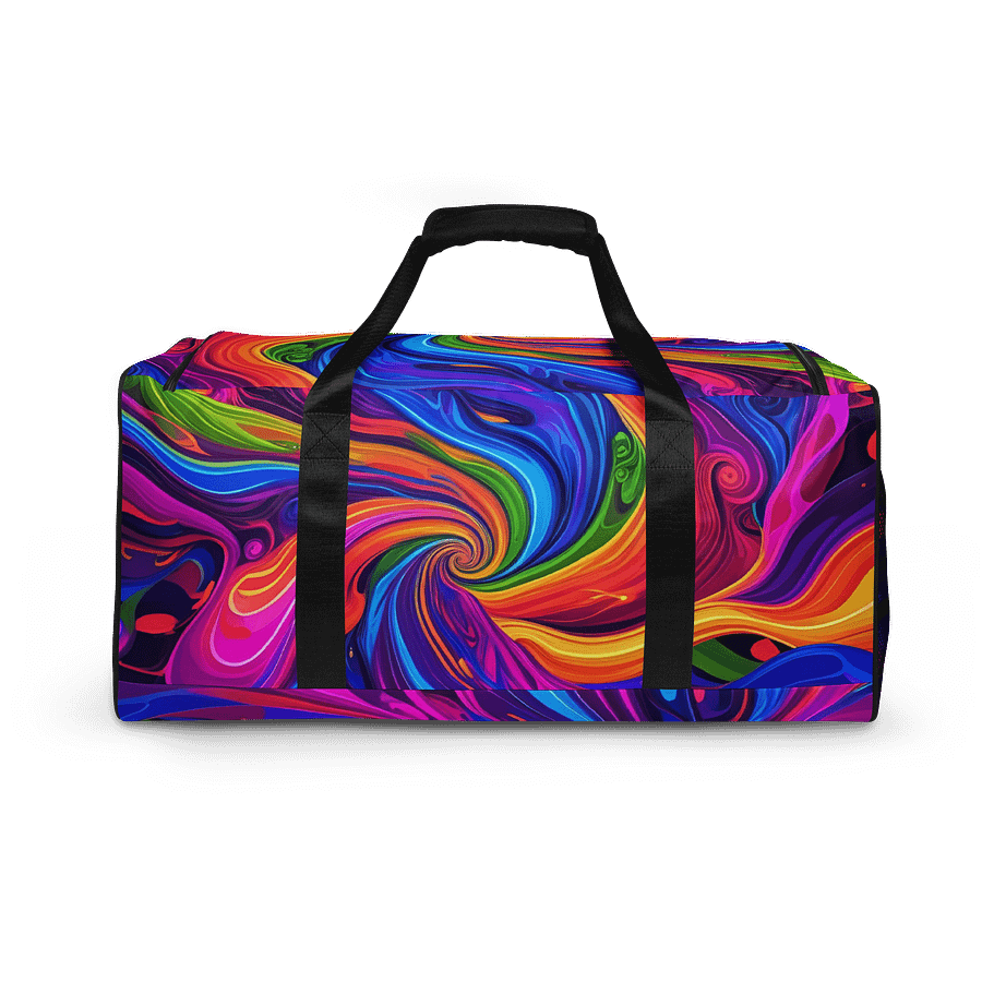 Vibrant Swirl All-Over Duffle Bag product image (4)