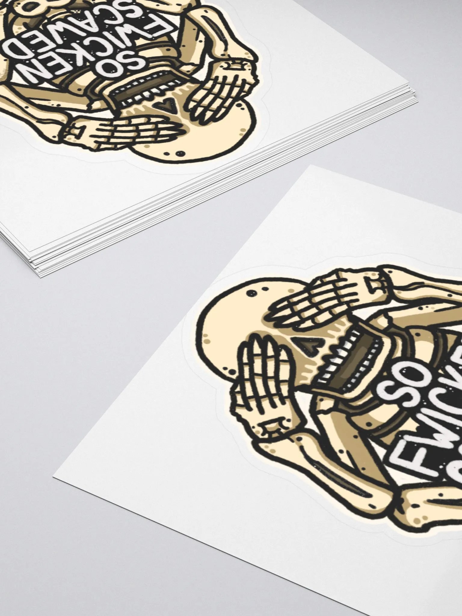 So Fwicken Scawed Sticker product image (4)
