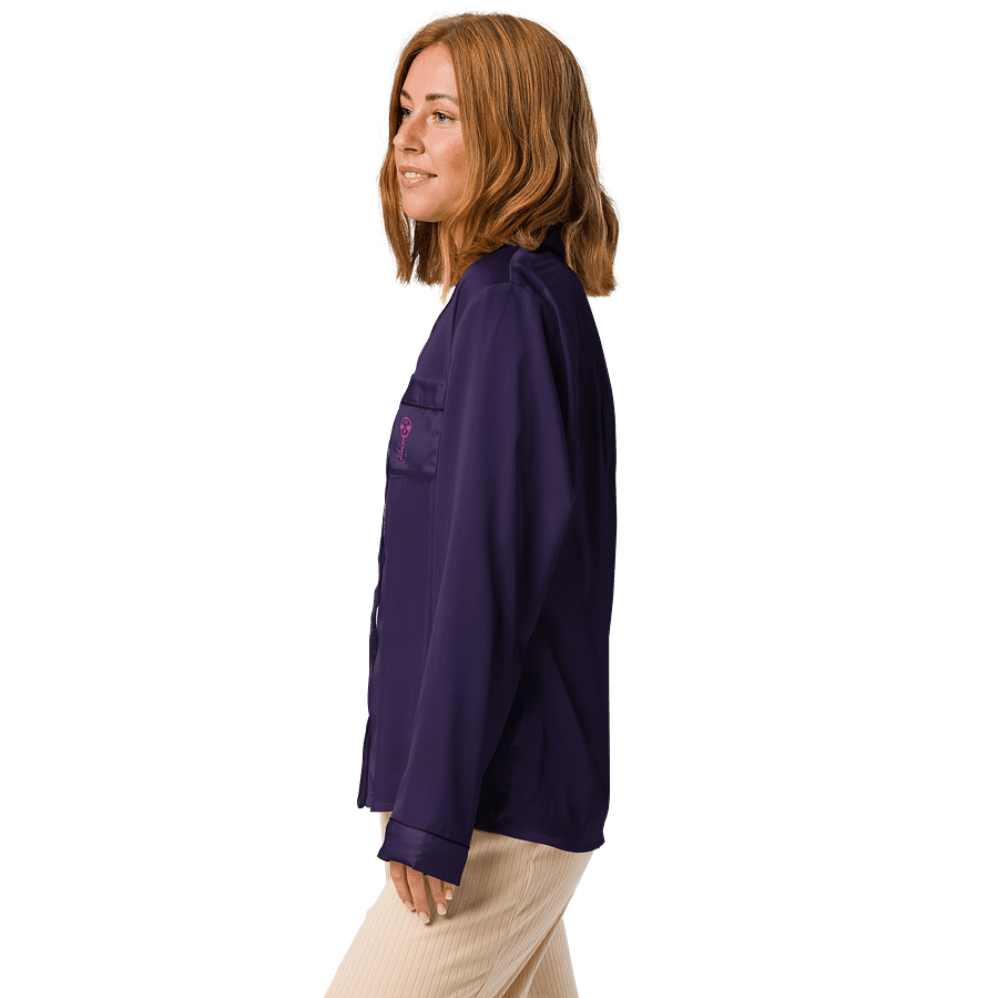 Purple Haze All-Over Print Pajama Top product image (5)