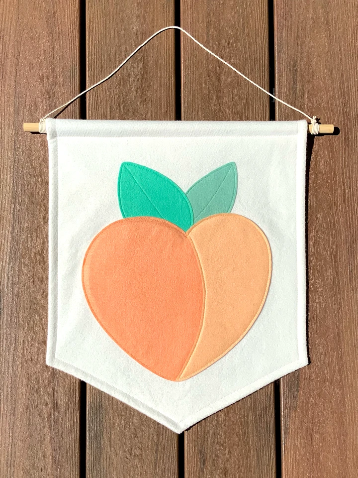 Peach Felt Handmade Banner product image (1)