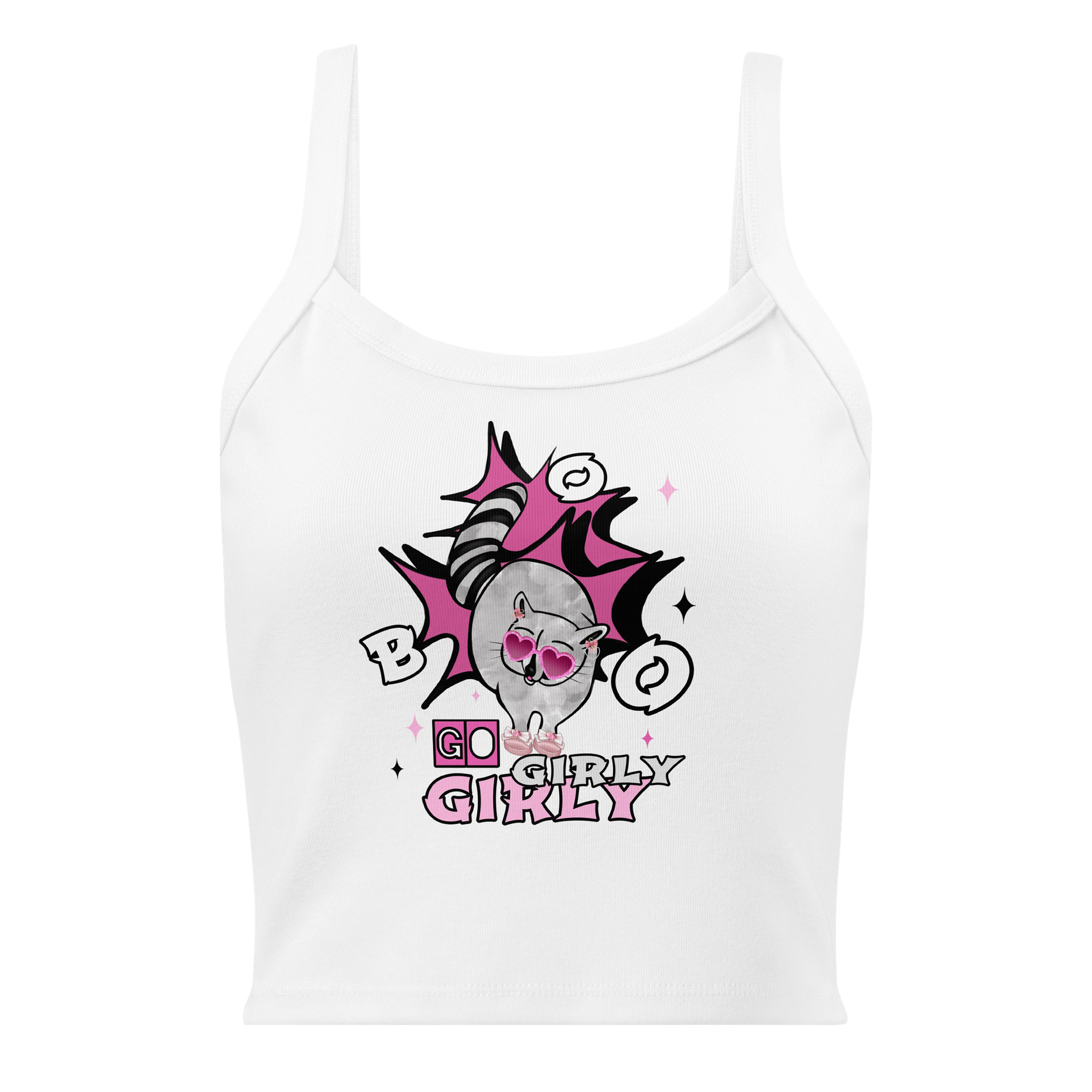 Girly Raccoon Vibes Tank Top product image (21)