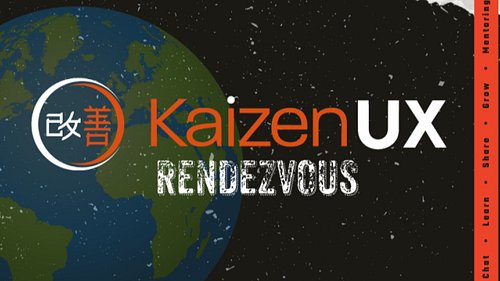 The KaizenUX Rendezvous is established to provide UXers a means of engaging with UXers from around the globe and serve as a s...