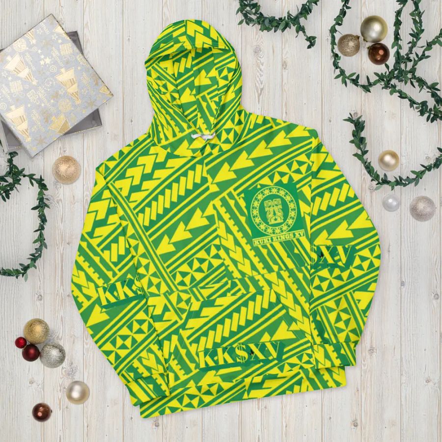 Polynesian Symmetry TATAU Recycled Hoodie product image (10)