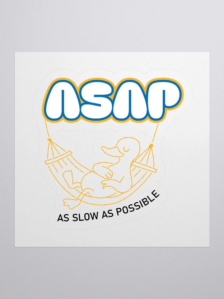 ASAP Duck Hammock Stickers product image (1)