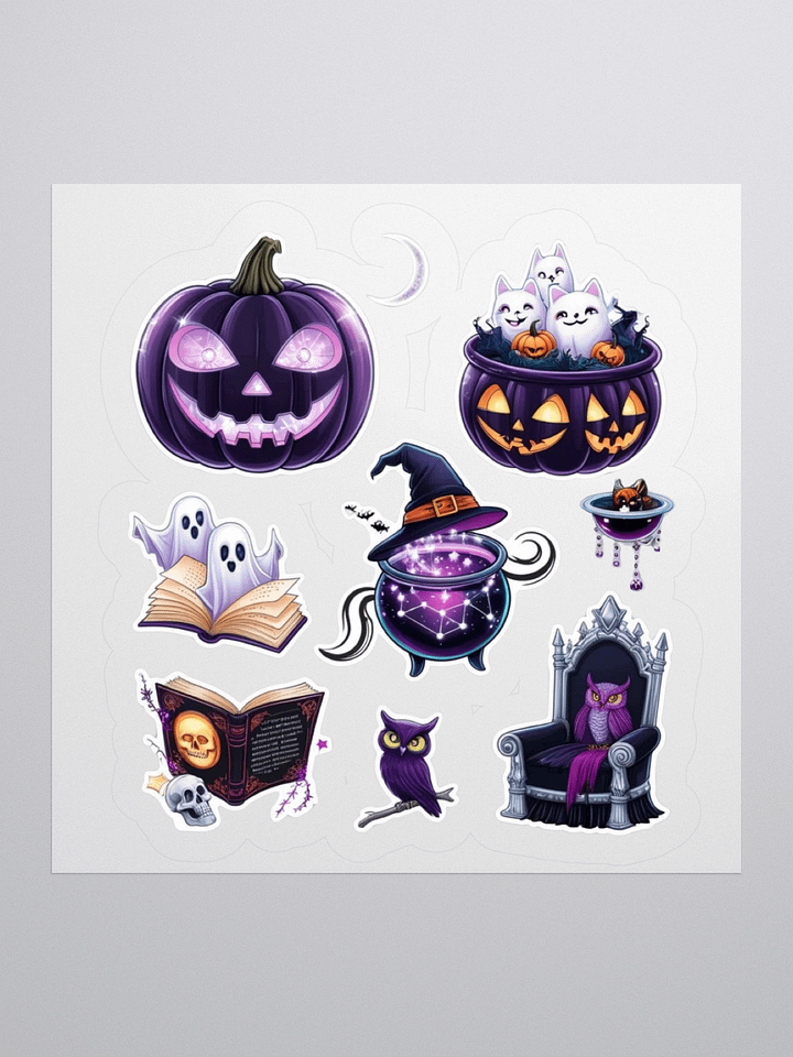 Enchanting Halloween Kiss Cut Stickers Set product image (3)