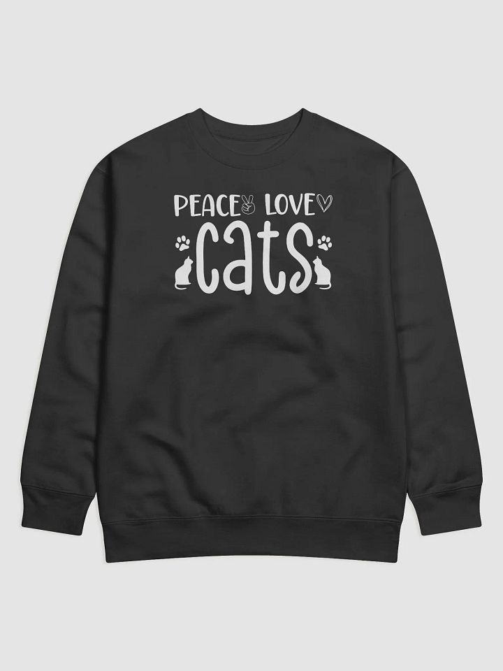 Peace Love Cats Hoodie product image (1)