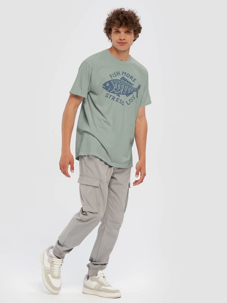 Fish More Stress Less Tee product image (6)