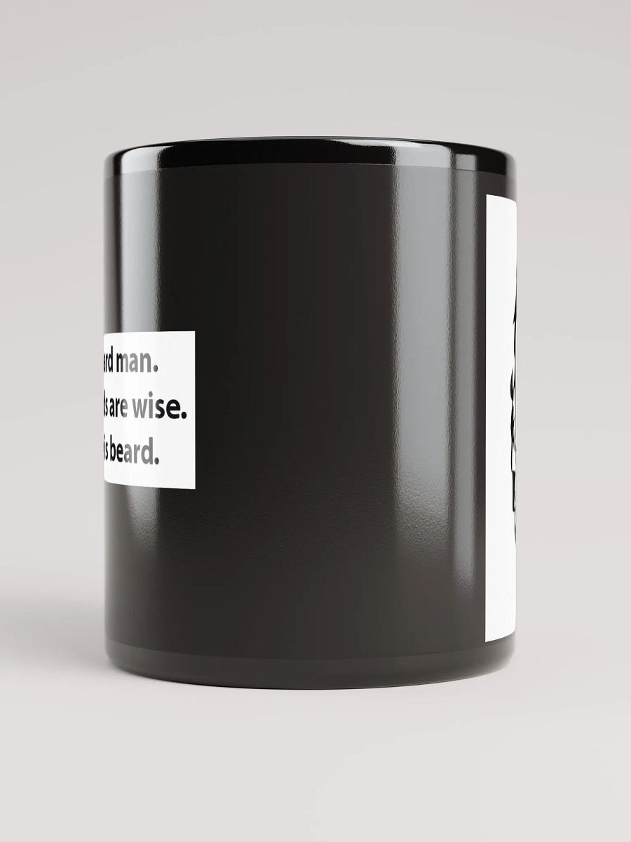 Wise Beard Man Mug (Black) product image (9)